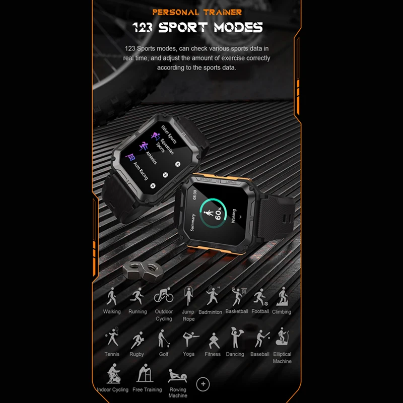  C20  Ʈ ġ, 뷮 ޸,  ȭ, , IP68  , ߿ Ʈġ, 380MAH, 128M, ǰ