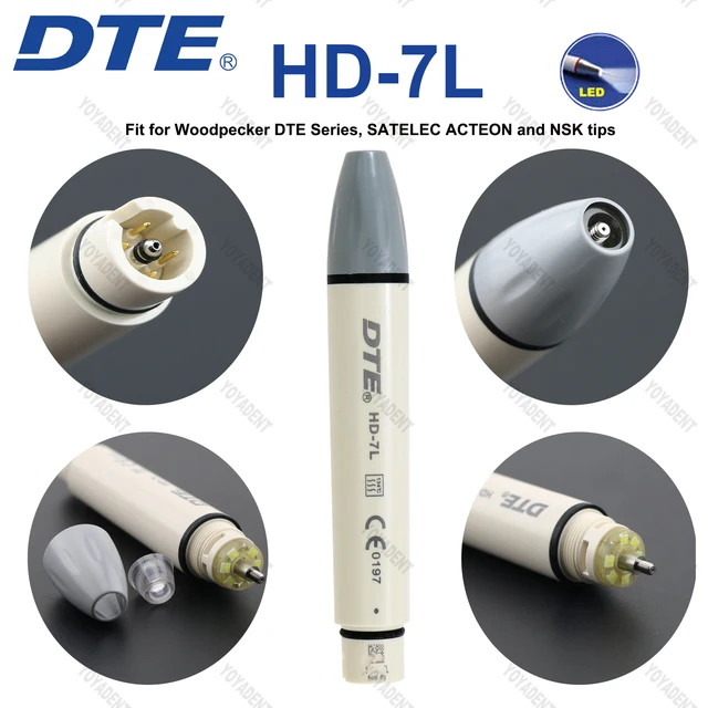 LED Dental Ultrasonic Piezo Scaler Handpiece Bottles Fit EMS - Foto 9