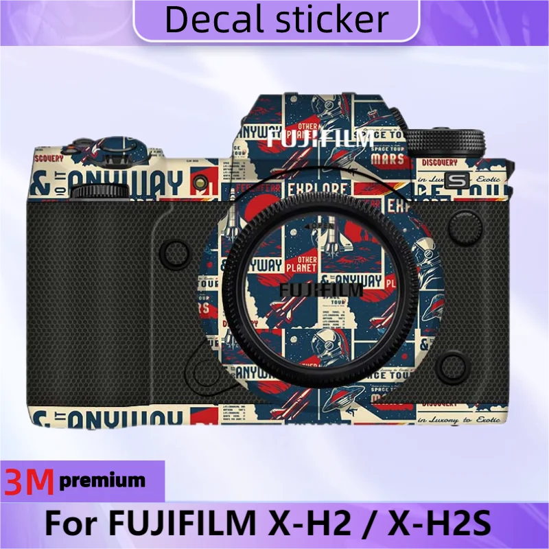 Per Fujifilm X-H2 / X-H2S Adesivo Per Fotocamera Decalcomania Protettiva In Vinile Pellicola Protettiva Antigraffio Cappotto Xh2 Xhs2