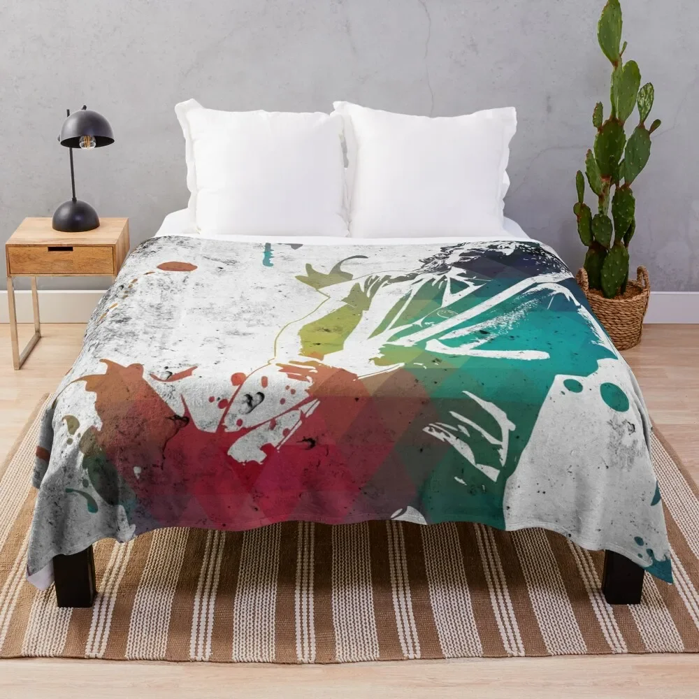 

Ink Frusciante Throw Blanket Soft Plaid sofa bed Blankets