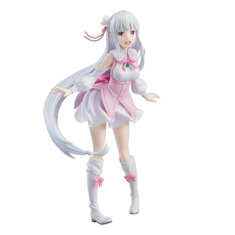 

Original Re:Life in A Different World From Zero Emilia Standing Posture PVC Action Figures Anime Model Toys Kids Boys Girls Gift