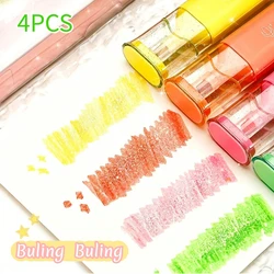 Set of 4 Vibrant Fluorescent Highlighters with Large Ink Capacity (B)