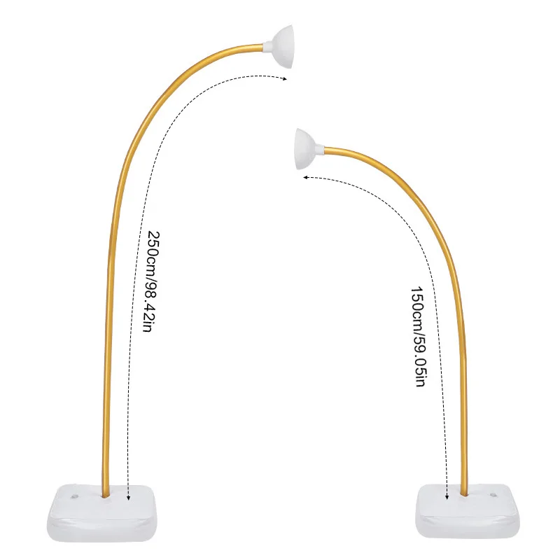 2Sets Balloon Stand Arch Frame Free Bending Balloon Stand with Base Kit for Wedding Kids Birthday Party Baby Showers Decorations