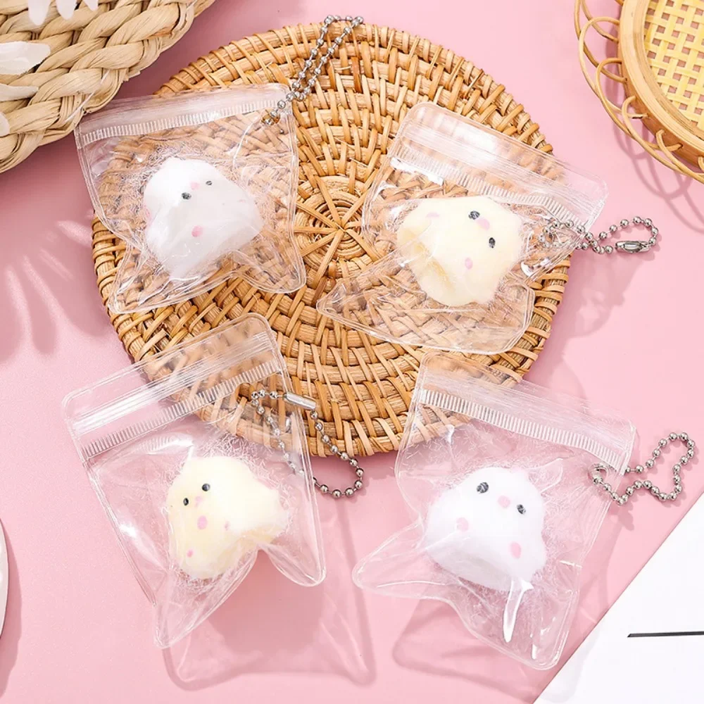 1/2Pcs Miniature Slow Rebound Relief Squeeze Toys Sticky TPR Squishy Mini Chick Stress Reliever Toys Squishy New Fidget Prop 4