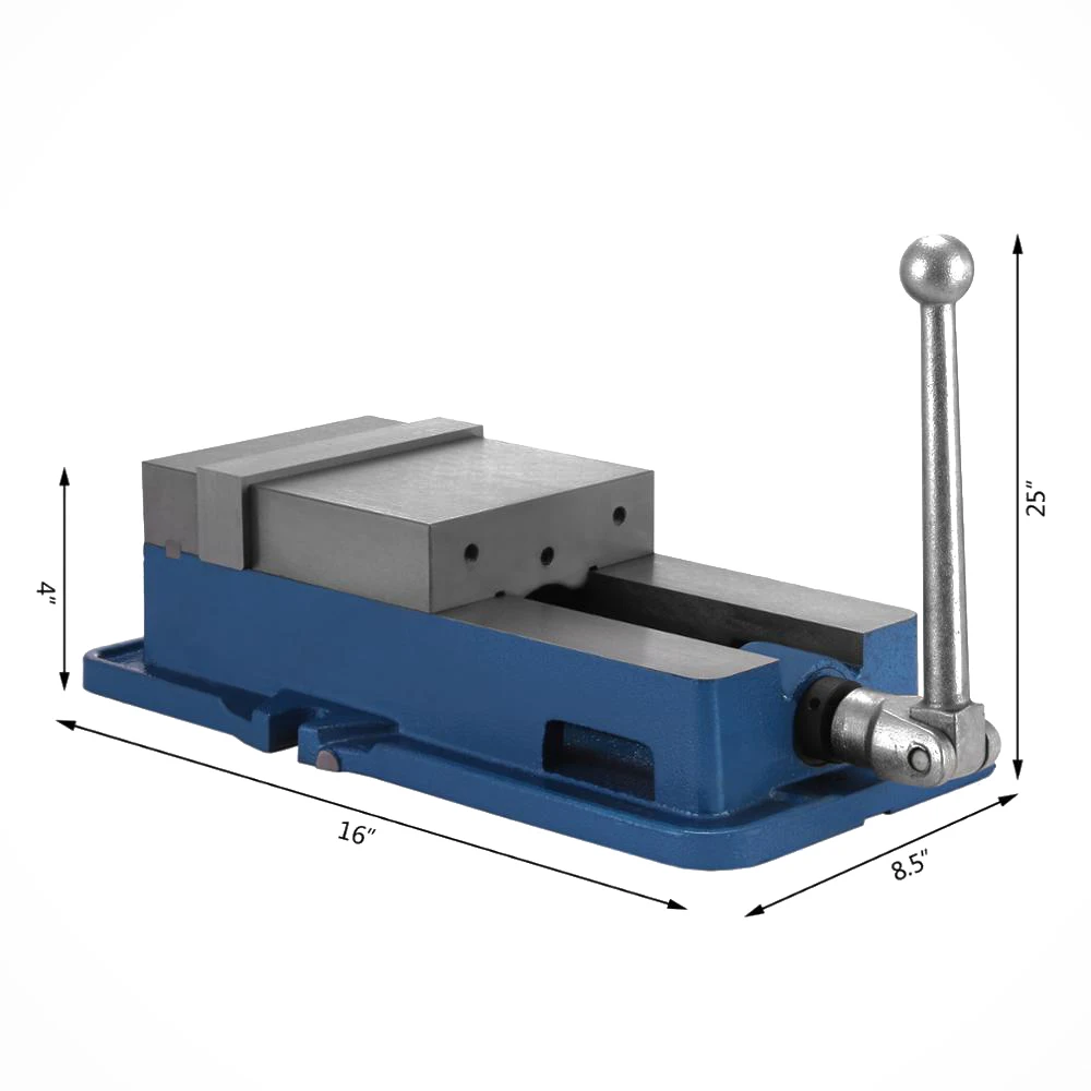 

6 Inch Lock Vise Milling Machine with 6 Inch Jaw Width Vise Precision Milling Drilling Machine Precision Machine Vise