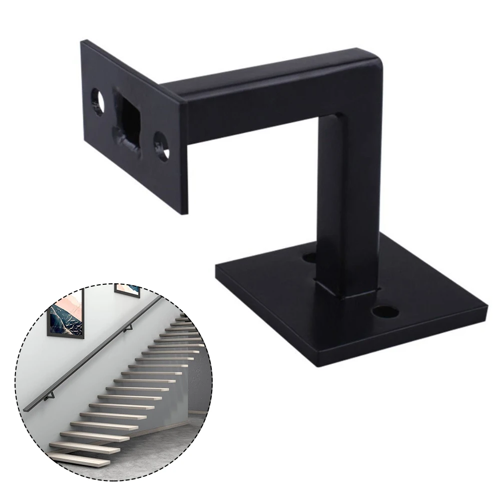 

Stair Handrail Bracket Wall Brackets Black 304 Stainless Steel Support Hand For Offices Schools Gyms Halls Excellent Stability