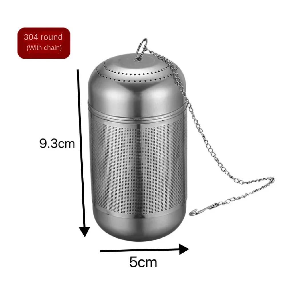 Stainless Steel Tea Infuser Tea Leaves Spice Seasoning Ball Strainer Teapot Fine Mesh Coffee Filter Teaware Rounded Strainer