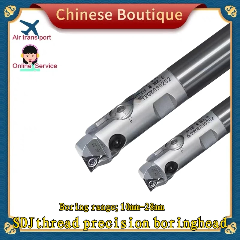

SDJ Fine Tuning Fine Boring Tool Head LBK CBK EWN Lock tooth Thread Small Aperture Boring Hole SDJ10 SDJ12 14 SDJ16 EWN20 25 32