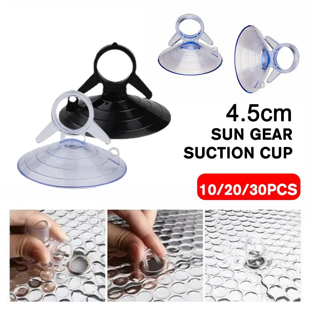 

4.5cm Sun Gear Suction Cup Glass Suction Cups For Car Sun Protection Sunshade Gear Suction Cups Swallowtail Sun Gear Suctio J9U0