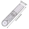 1Pcs Measuring Tool Goniometer Protractors 360 Degree Rotation Professional Angle Medical Spinal Ruler Multifunction Goniometer 5