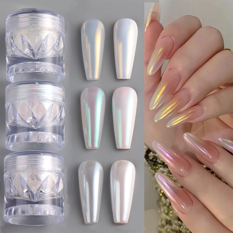 Crystal Plating Ultra-Bright Metallic Nail Powder - Moonlight Effect