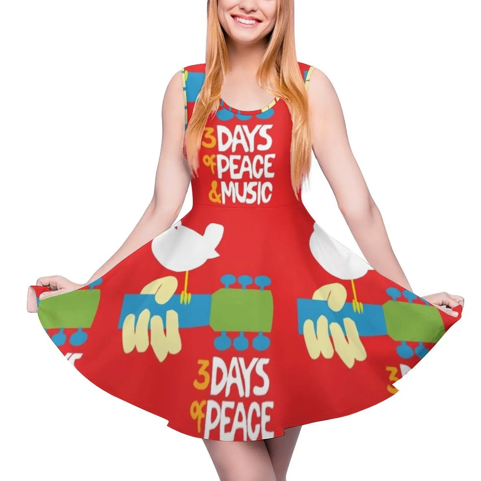 

Женское платье без рукавов woodstock, свадебные платья для вечеринок, Летний комбинезон, женская одежда