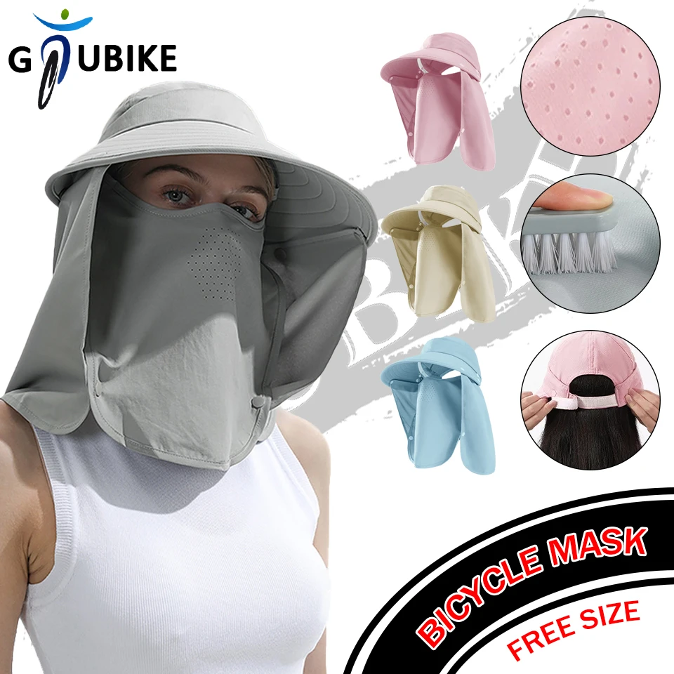 

Шляпа GTUBIKE с широкими полями и защитой от УФ-лучей