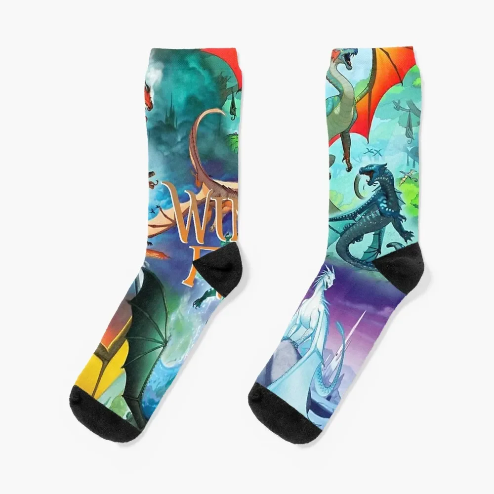 

Wings of fire all dragon Series Socks retro kids Rugby Socks Men's Women's