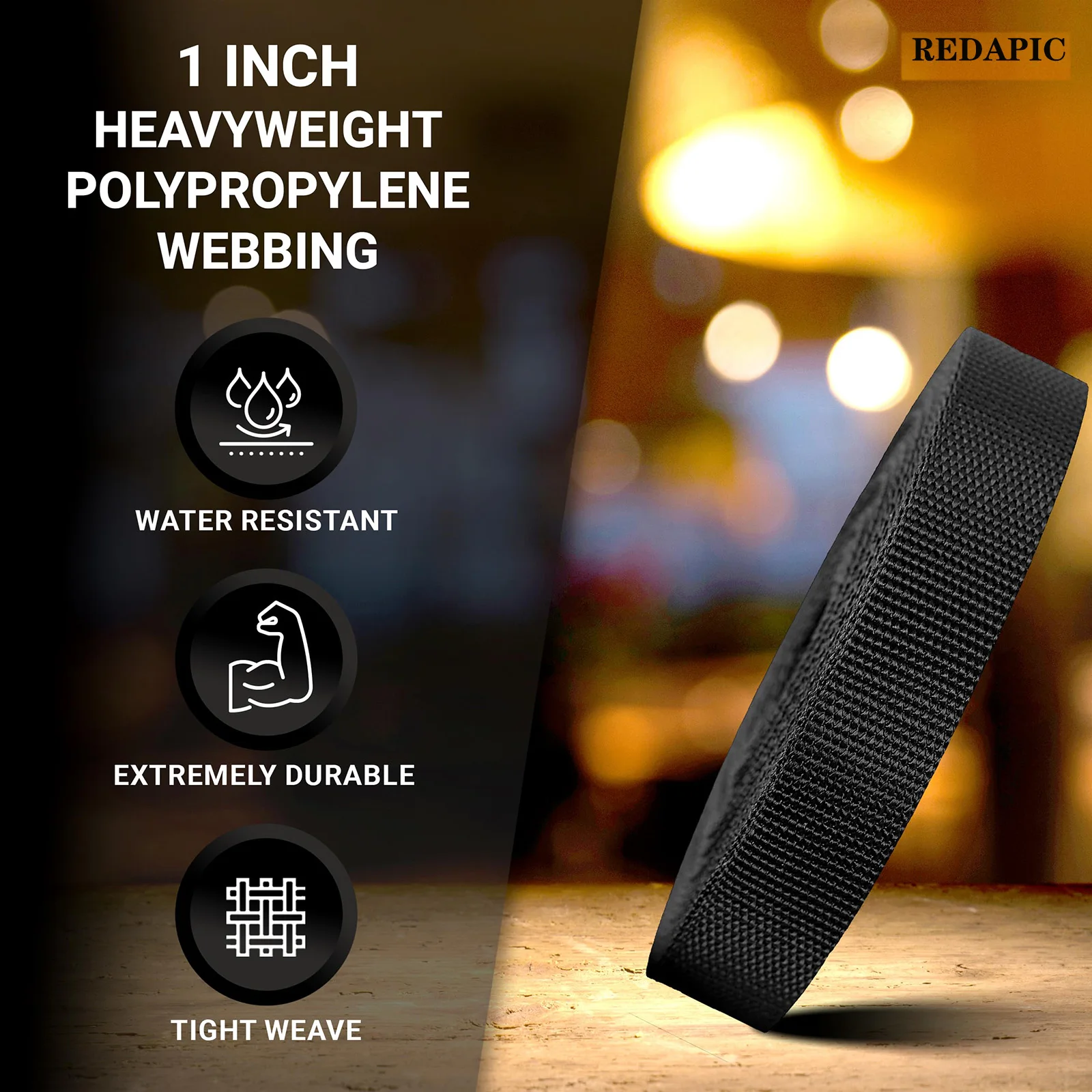 Heavy Duty Polypropylene Webbing for Outdoor Gear Repair