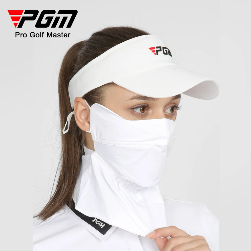 Outdoor Sunscreen Scarf Golf Arm Sleeves PGM Golf Women Sun Mask Ladies Breathable Outdoor White KOZ006