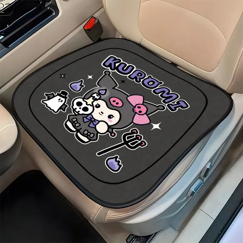 thumbnail image 1 of Cojín para asiento de coche con estampado bonito de Sanrioed Cinnamoroll Kuromi, accesorios para interior de coche con dibujos animados, almohadilla antideslizante resistente al desgaste, 1 of 5