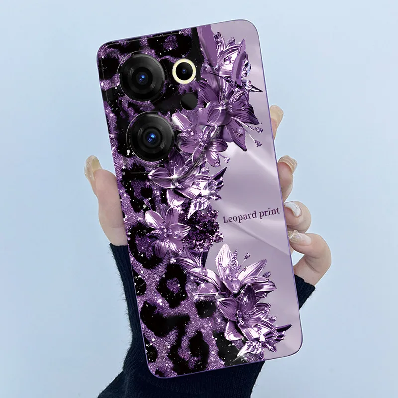 Cute Panda & Cats Silicone Soft Back Cover - Slim Anti-Scratch Protective Case