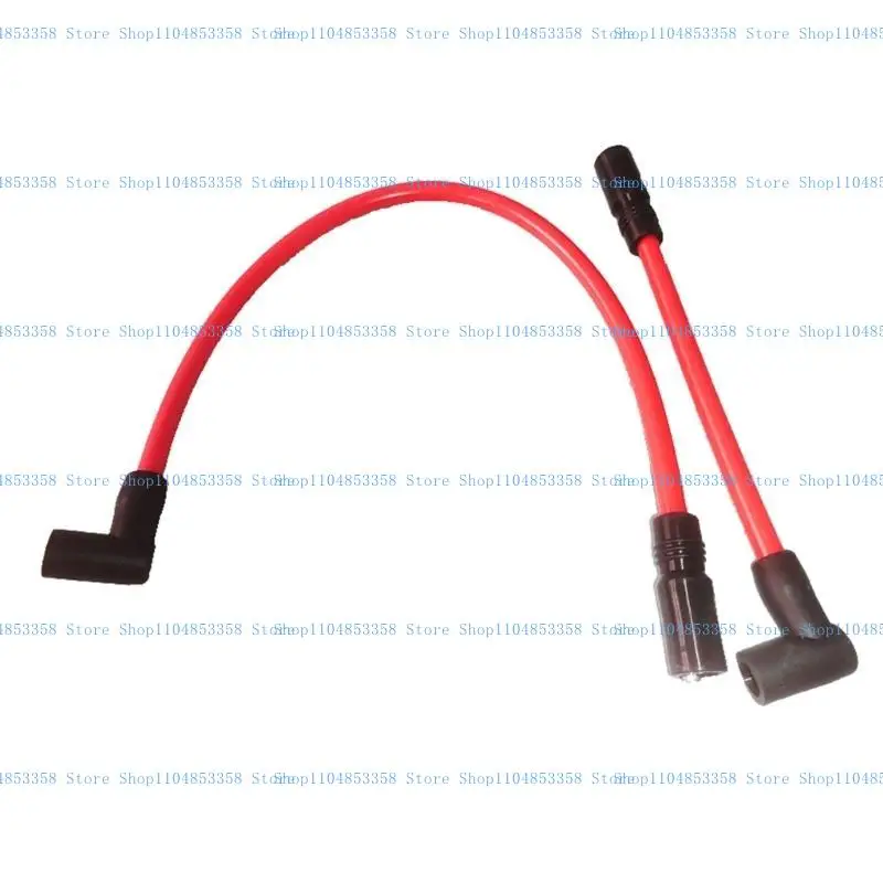 2pcs 오토바이 스파크 와이어 10.4mm 10mm 대형 트윈 1999-2019 방수 점화 와이어 교체 스파크 와이어