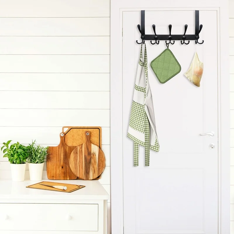 Stainless Steel Hook Wall Mounted Kitchen Storage Coat Hanger Clothes Hat Rack Bathroom Hanging Organizer Towel Door Hook Stand