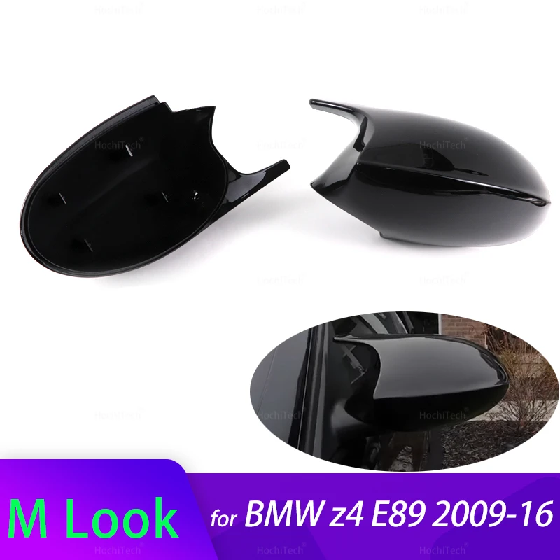 

Replacement Rearview Side Mirror Covers Cap for BMW Z 4 Z4 E89 2009-2016 M Look Accessories Bright Black Cover