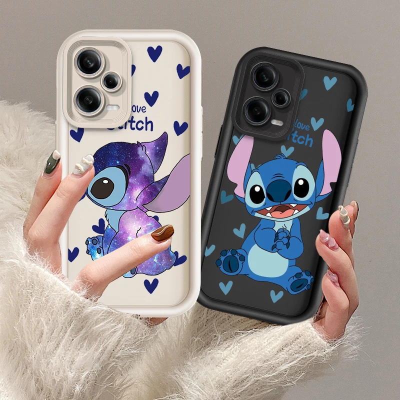 Disney Stitch Cute For Redmi K50 K40 K30 K20 12C 10C 9C 9At 9A Ultra Pro Prime Eye Ladder Phone Case