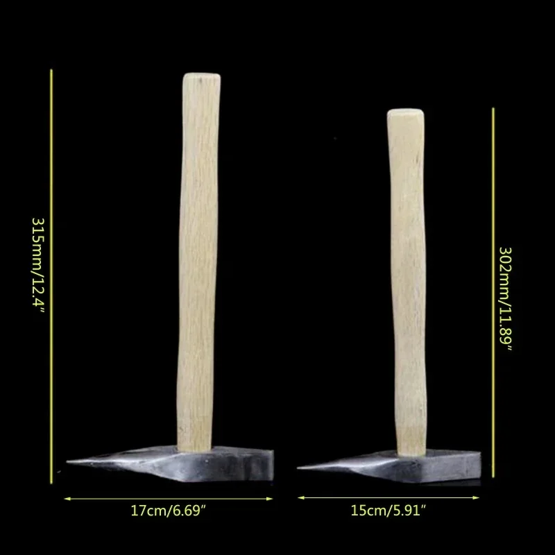 Multi-purpose Welding Chipping Hammers Steel Tack Hammer Wood Handle Outdoor Disassembly Tool for Removing Repairing