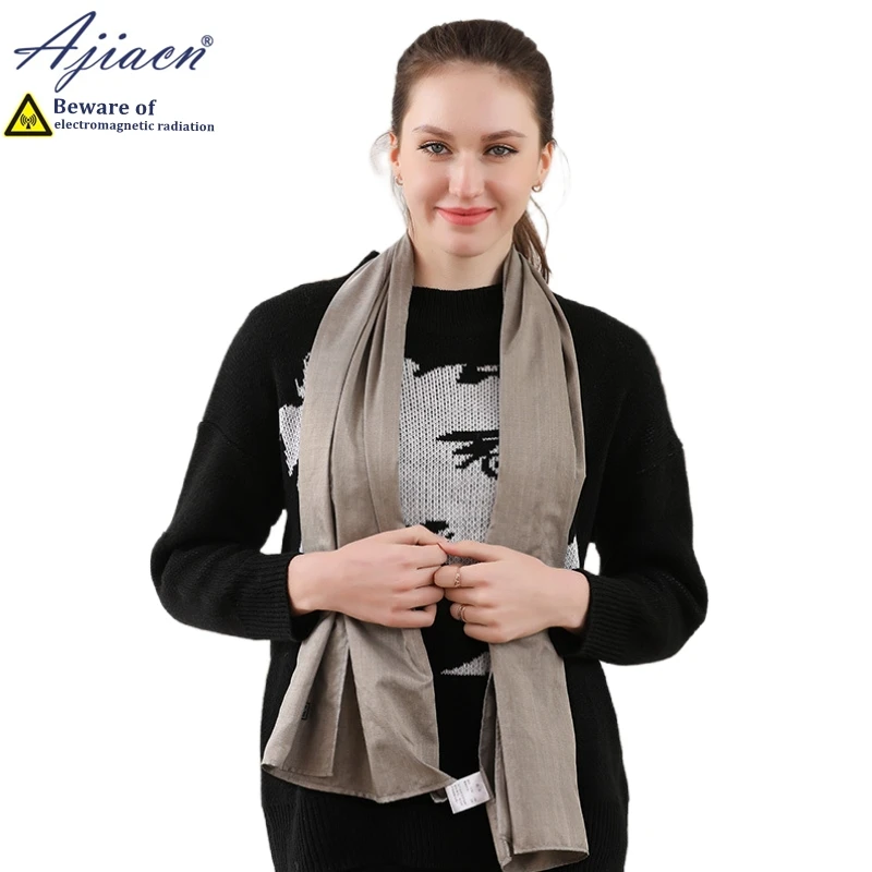 Silver Fiber Anti Radiation Scarf for Electromagnetic Protection