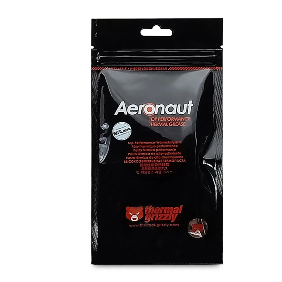 Thermal Grizzly Aeronaut 열 페이스트 CPU GPU 쿨러용 열 전도성 8W 내구성 비전도성 열 그리스