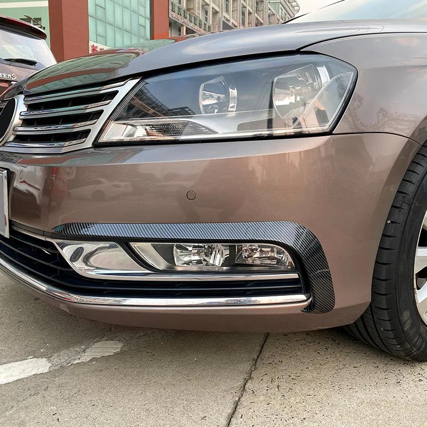 Voorbumper Lip Spoiler Voor VW Passat B8 Variant 2017-2022 - Silver 2-Delig