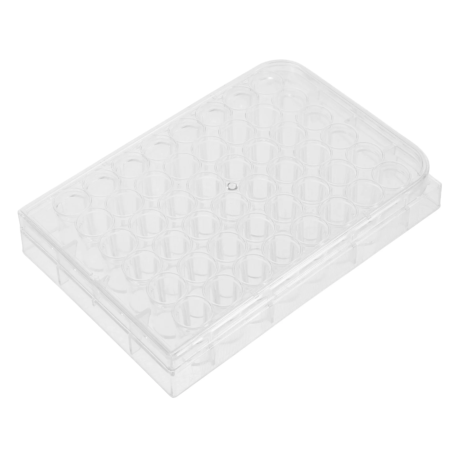 

24/48 Holes Plastic Sterile Capsules Bacterial Yeast Petri Dishes Laboratory Equipment