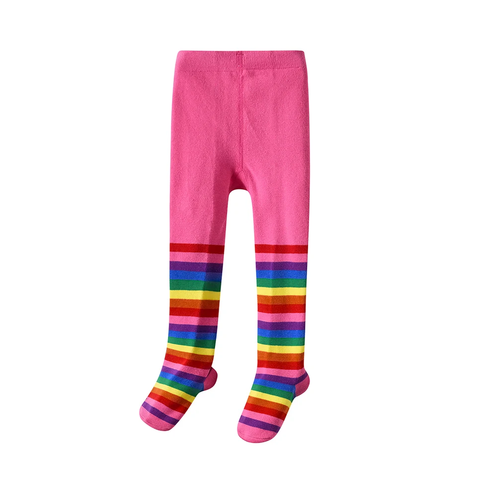 VIKITA Leggings E Collant A Righe Per Bambine – Cotone Morbido, Autunno Primavera, Taglie 3-12 Anni - 3