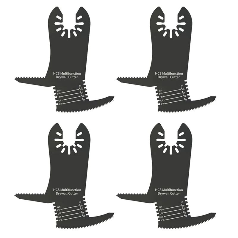 

4 шт. Осциллирующее полотно пилы, многофункциональное лезвие, Осциллирующие аксессуары для резки гипсокартона, деревянной панели