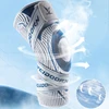 Veidoorn Compression Knee Brace with Straps TPE Pad Anti-Slip Silicone Gel Arthritis Support Sports Knee Sleeve for Running 2