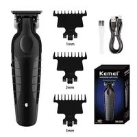 Kemei 2299 professional men’s hair/beard trimmer with zero gap hair clipper and T-shaped blade, cordless charging