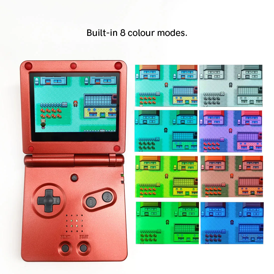 Carcasa de repuesto verde Rayquaza para Game Boy Advance SP Classic - España