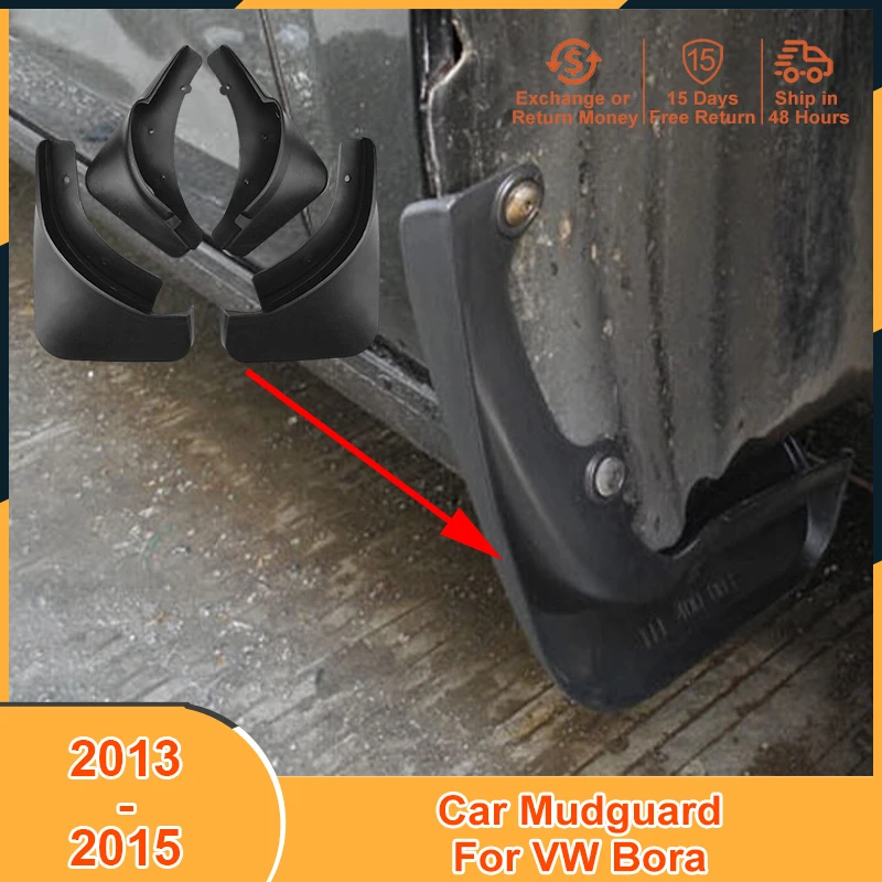 

2013-2015 Auto Mudguard Splash Guards for VW Volkswagen Bora 2013 2014 2015 Accessories Mudflaps Mud Flaps Fender Protector