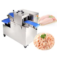 3000W Fresh Meat Dicing Machine Sheep Beef Skewer Through Meat Dicing Machine Commercial  Large Chicken Processing Machine 1