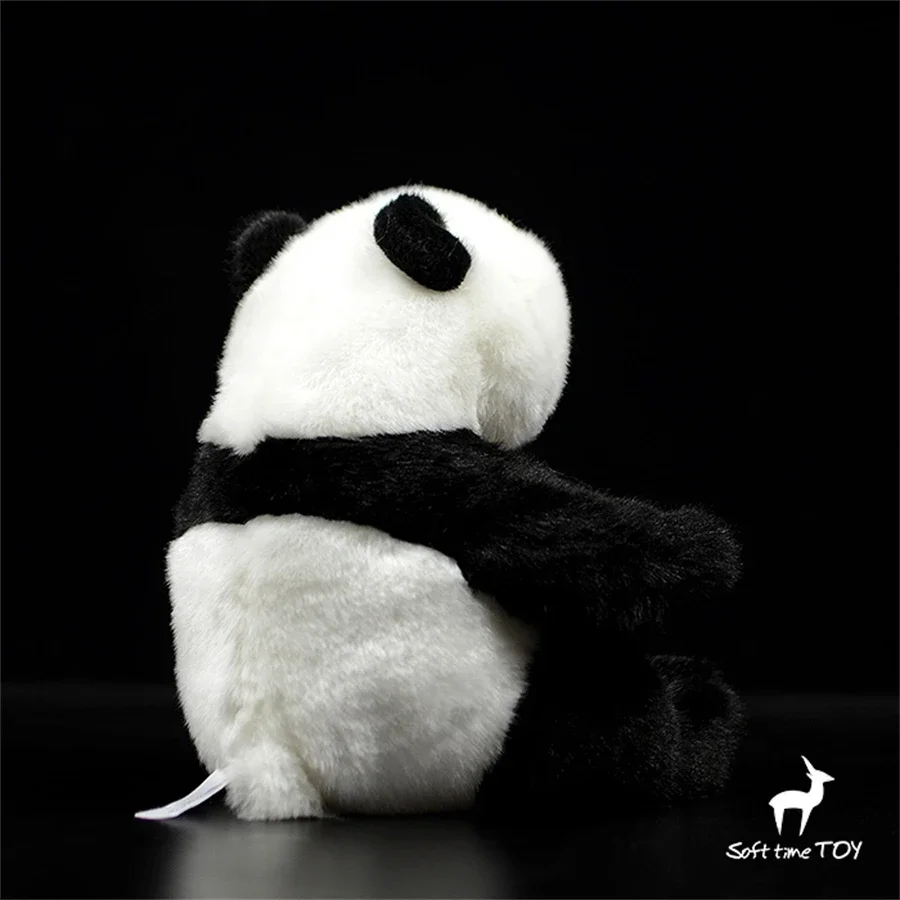 Panda High Fidelity Anime Cute Plushie National Treasure Plush Toys Lifelike Animals Simulation Stuffed Doll Kawai Toy Gifts Kid 4