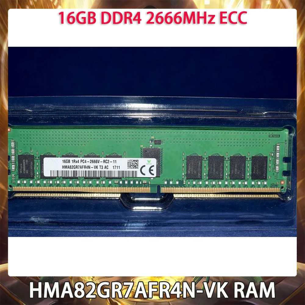 

For SK Hynix RAM 16GB DDR4 2666MHz ECC 1RX4 PC4-2666V HMA82GR7AFR4N-VK Server Memory Works Perfectly Fast Ship High Quality