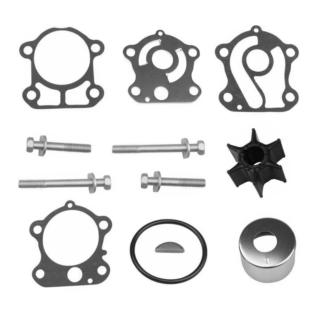 Outboard Water Pump Impeller Repair Kit 67F-44322-00 Fit for Yamaha 80hp 90hp 100hp 67F-W0078-00-00 67F-44352-00 67F-44323-00