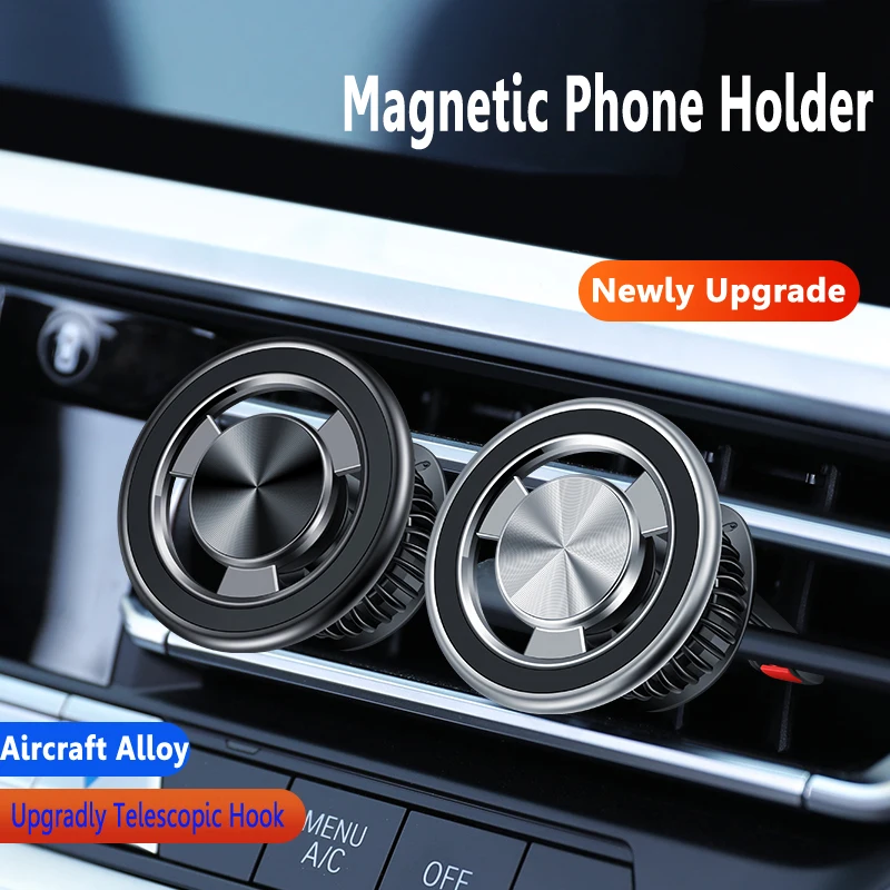 Magnetic Phone Holder Compatible With MagSafe Car Mount for iPhone 14 13 12 Car Air Vent Clip Cellphone Mount Phone Bracket
