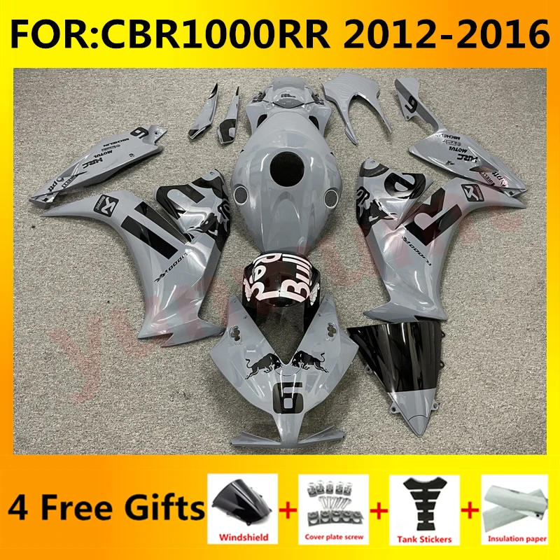 

NEW ABS Motorcycle Whole Fairings kit fit for CBR1000RR CBR1000 CBR 1000RR 2012 2013 2014 2015 2016 Fairing kits set grey black
