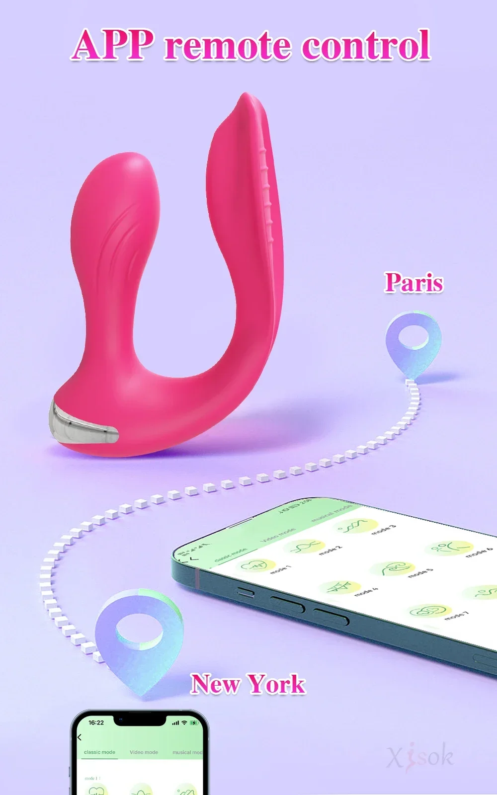 Vibrating Anal Plug And Vagina Massager 2 In 1 For Couples_voghion.com