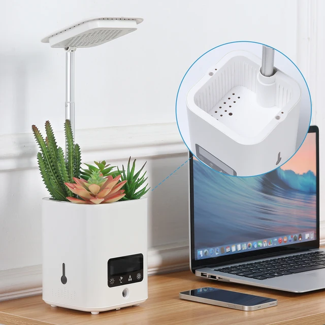 Kerti Hidroponika Termesztési Rendszer Beltéri Gyógynövénykert Led -Es Grow Világos Intelligens Kert Ültetvényes Otthoni Konyha Automatikus Időzítője - Image 6