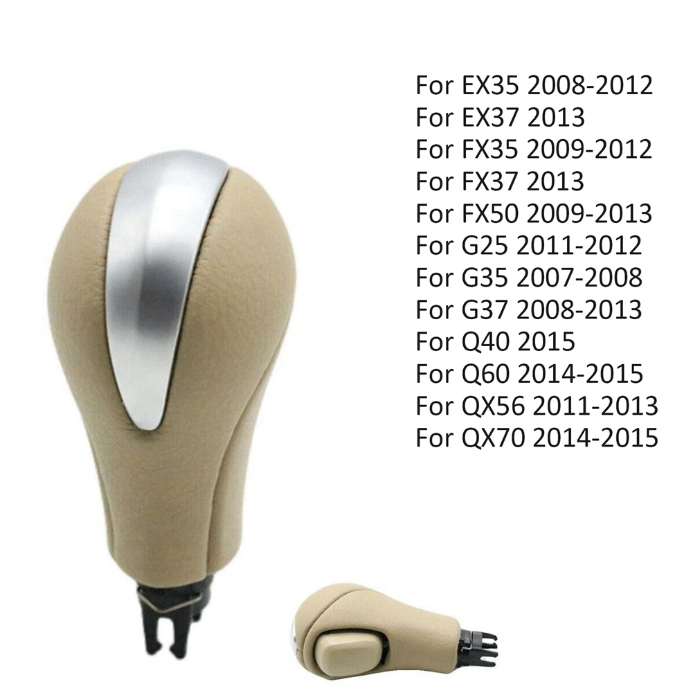 VC-Innovative-4910-JK03A 기어 변속 노브 (닛산 인피니티 QX56 G25 G37 FX37 EX37 QX70 Q60 QX50 34910-1LA6C 용)