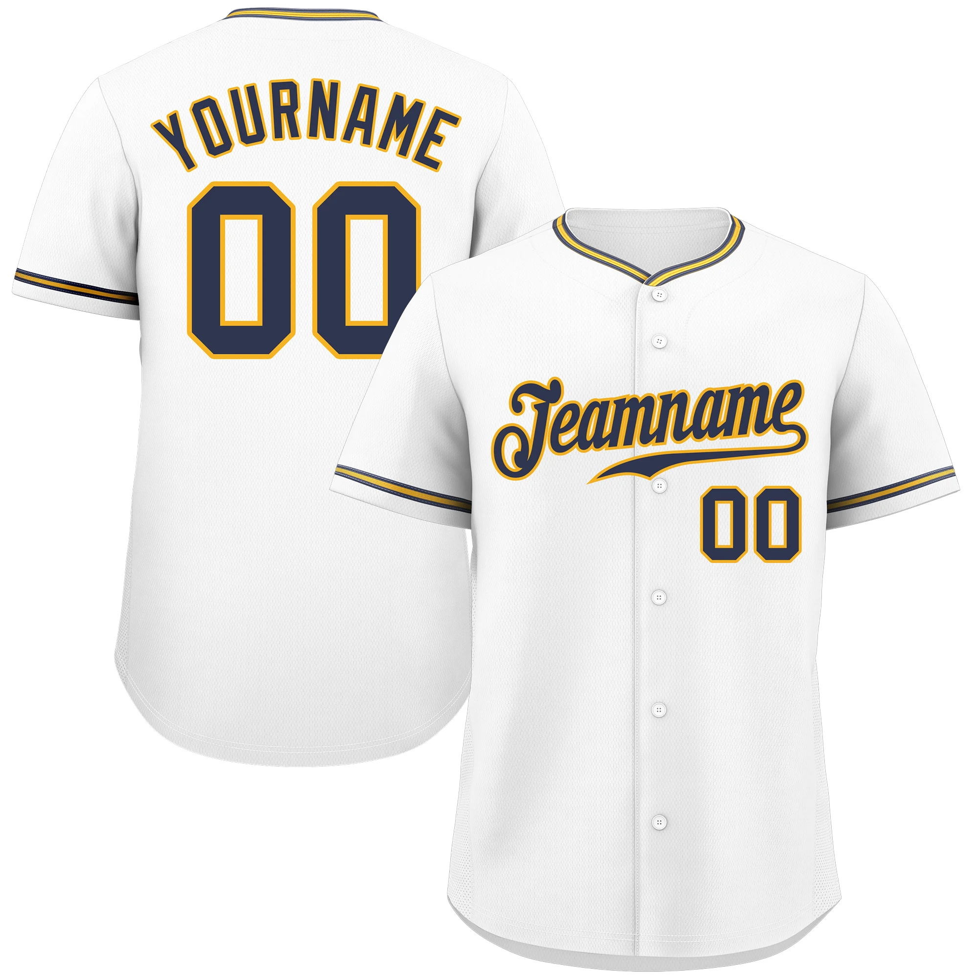 thumbnail image 1 of Camiseta de béisbol de estilo clásico personalizada con letras y números impresos, camiseta deportiva de práctica para adultos, 1 of 5
