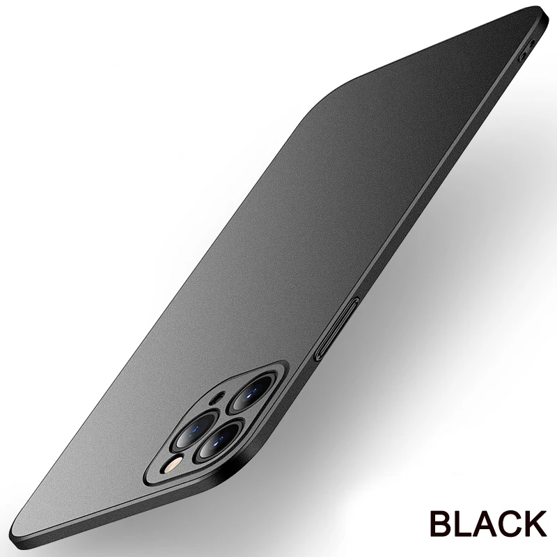 Sleek Sandstone Matte Shockproof Phone Case – Ultra Thin Durable Hard Cover