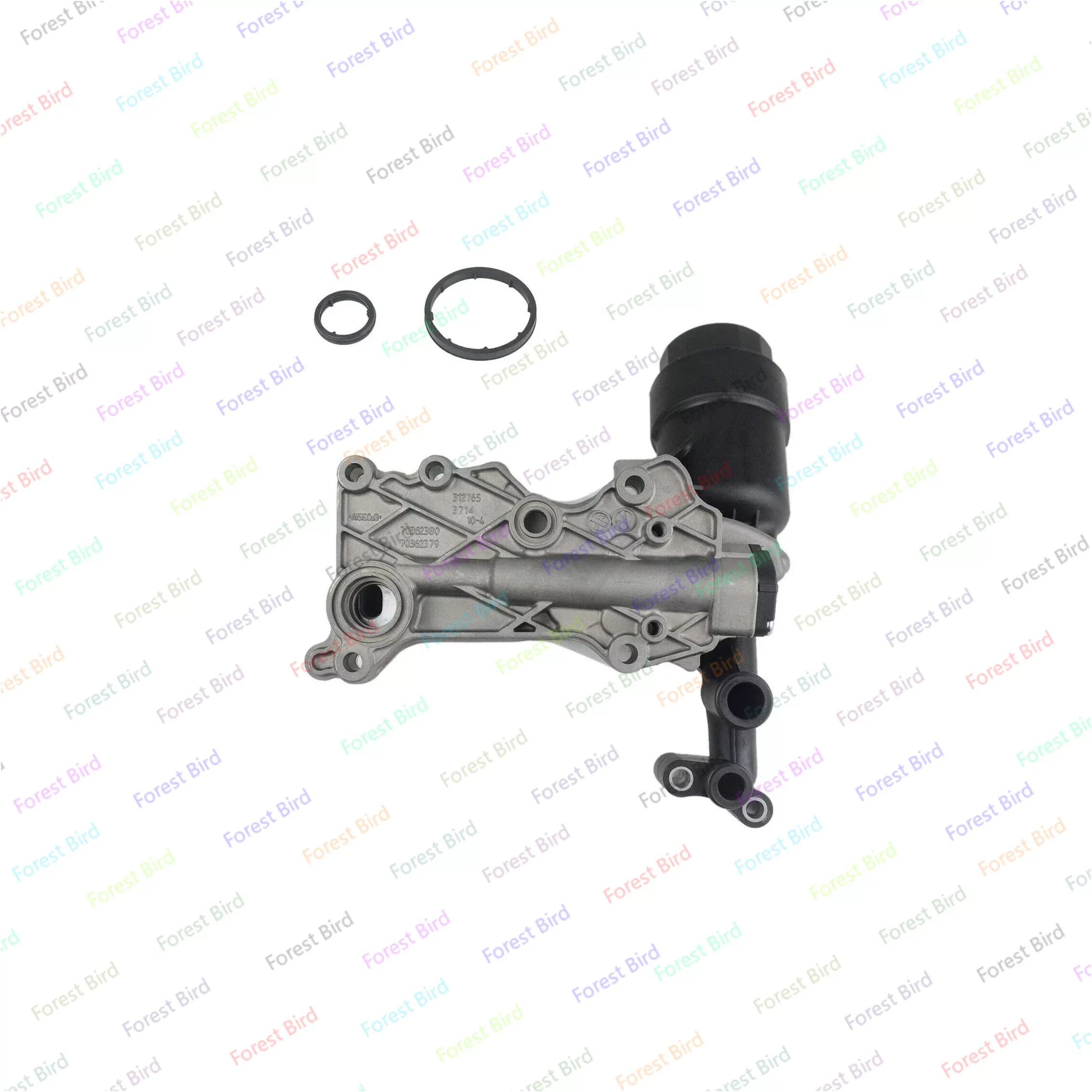

engine oil filter housing cooler