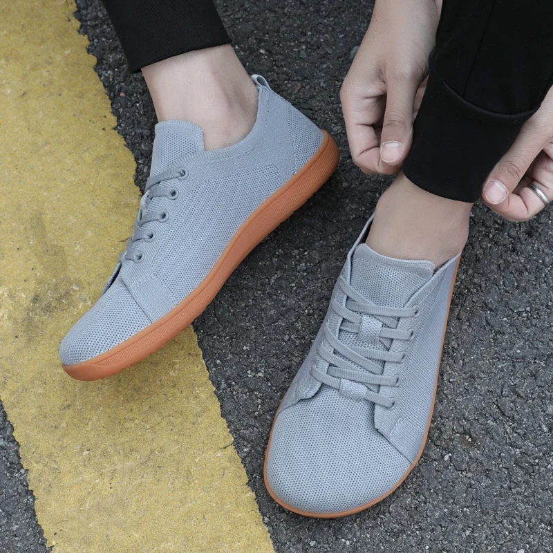 Wide Barefoot Flats Shoes For Women Outdoor Women's Sneakers Minimalist Shoes Wide Toe Soft Soles Walking Shoes Men Sneakers 2